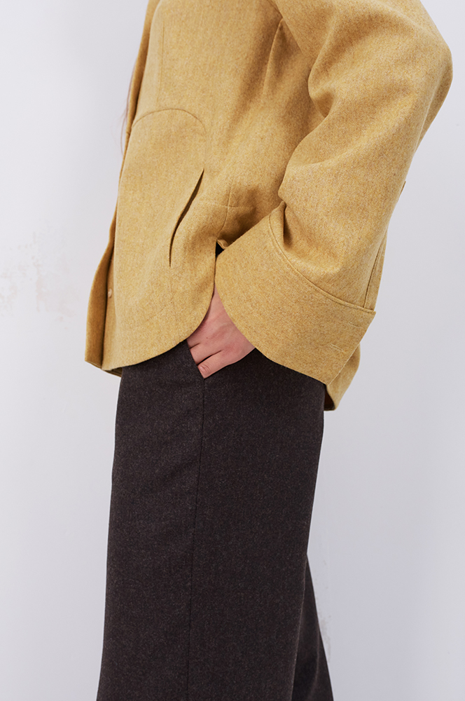 Сорочка вовна жовтий(Р 145)